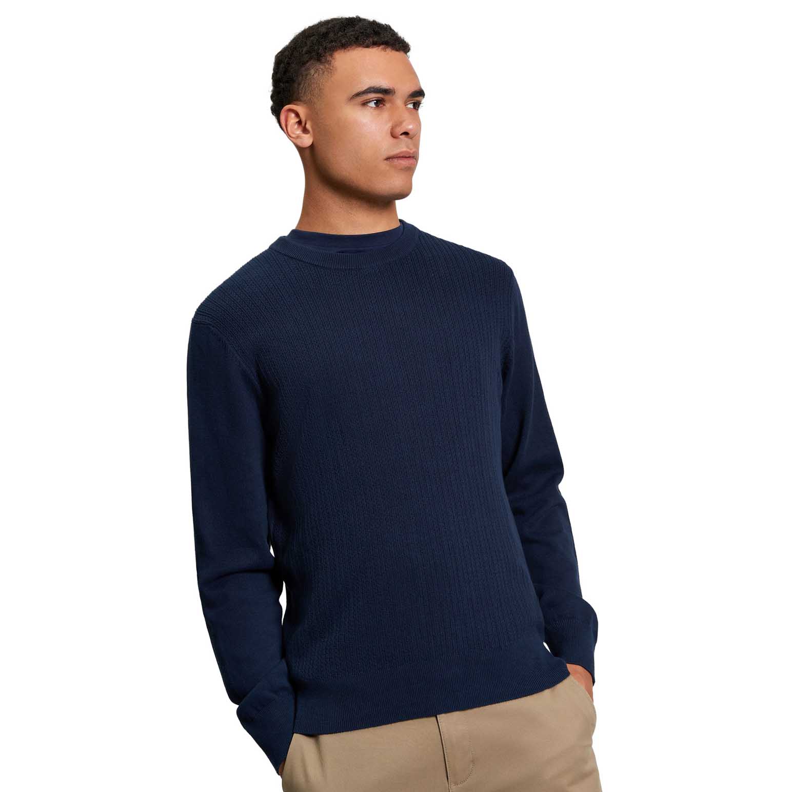 Ben Sherman Textured Front Crew